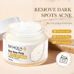BIOAQUA Rice Raw Pulp Peel-Off Mask Reduce Acne Blackheads 50g