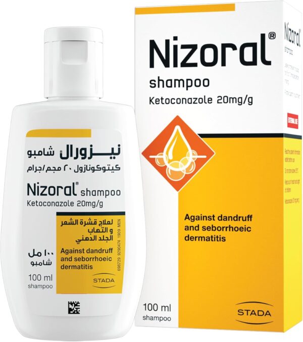 Nizoral 2% Anti-Dandruff Shampoo, 100ml, Medical Treatment with Ketoconazole, Clinically Proven to Treat Dandruff, Flakes & Itching