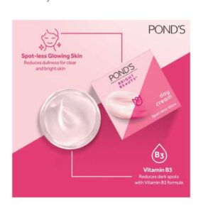 Ponds Bright Beauty Anti-Spot Serum Day Cream With Niacinamide & Vitamin B3 50g
