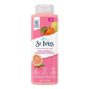 St Ives Exfoliating Body Wash Pink Lemon and Mandarin Orange 373ml