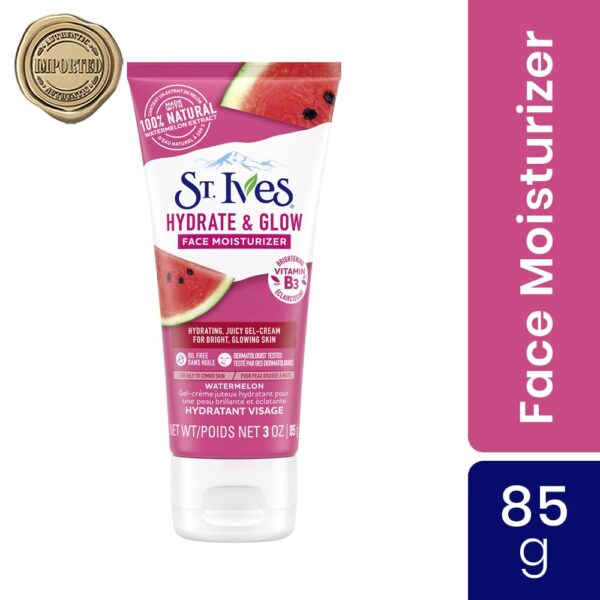 St. Ives Hydrate & Glow Face Moisturizer Watermelon 170g