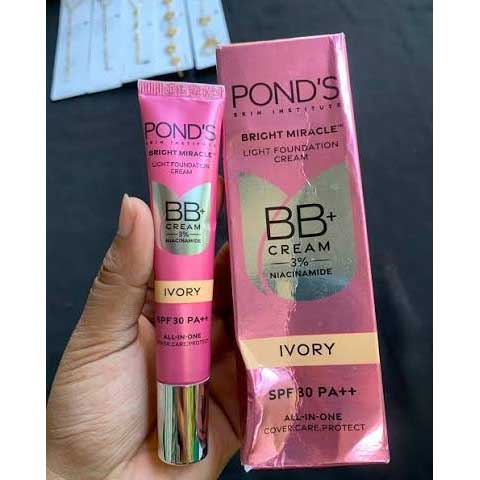 100% Original Ponds BB Cream Ivory SPF30 18gm - Made in India