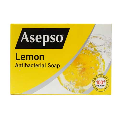 Asepso Lemon Antibacterial Soap 150gm mm