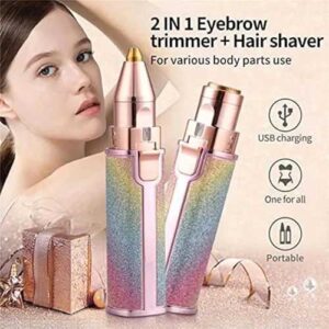 Electric Hair Remover Trimmer For Women Rechargeable 2 in 1