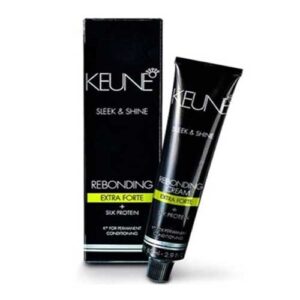 Keune Sleek & Shine Rebonding Extra Forte + Silk Protein Cream With Fixing Balm 85ml